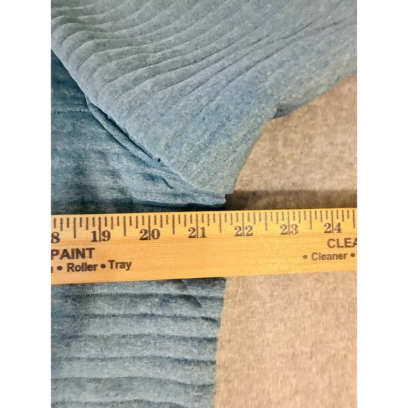 LL Bean Womens Large Pullover Lot 2 Quarter Zip Fleece Outdoor Pink Blue - Picture 14 of 15